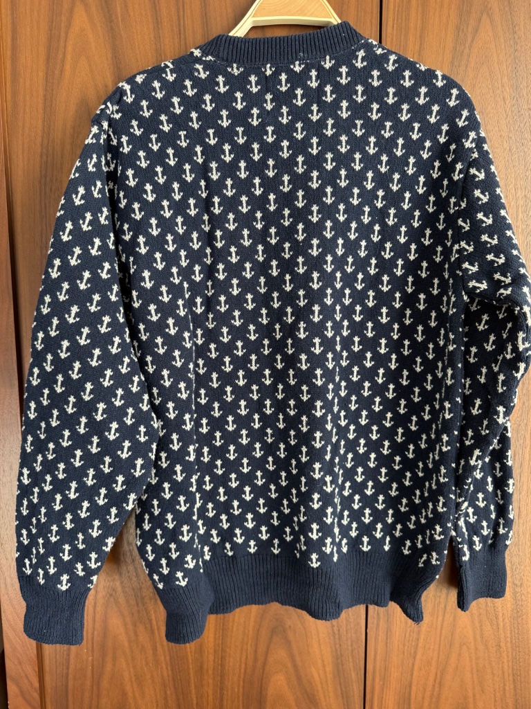 Kiel James Patrick Anchor Birdsview Navy/White Sweater Size Large Unisex — image 3 of 3